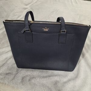 Kate Spade Navy Blue Tote Bag